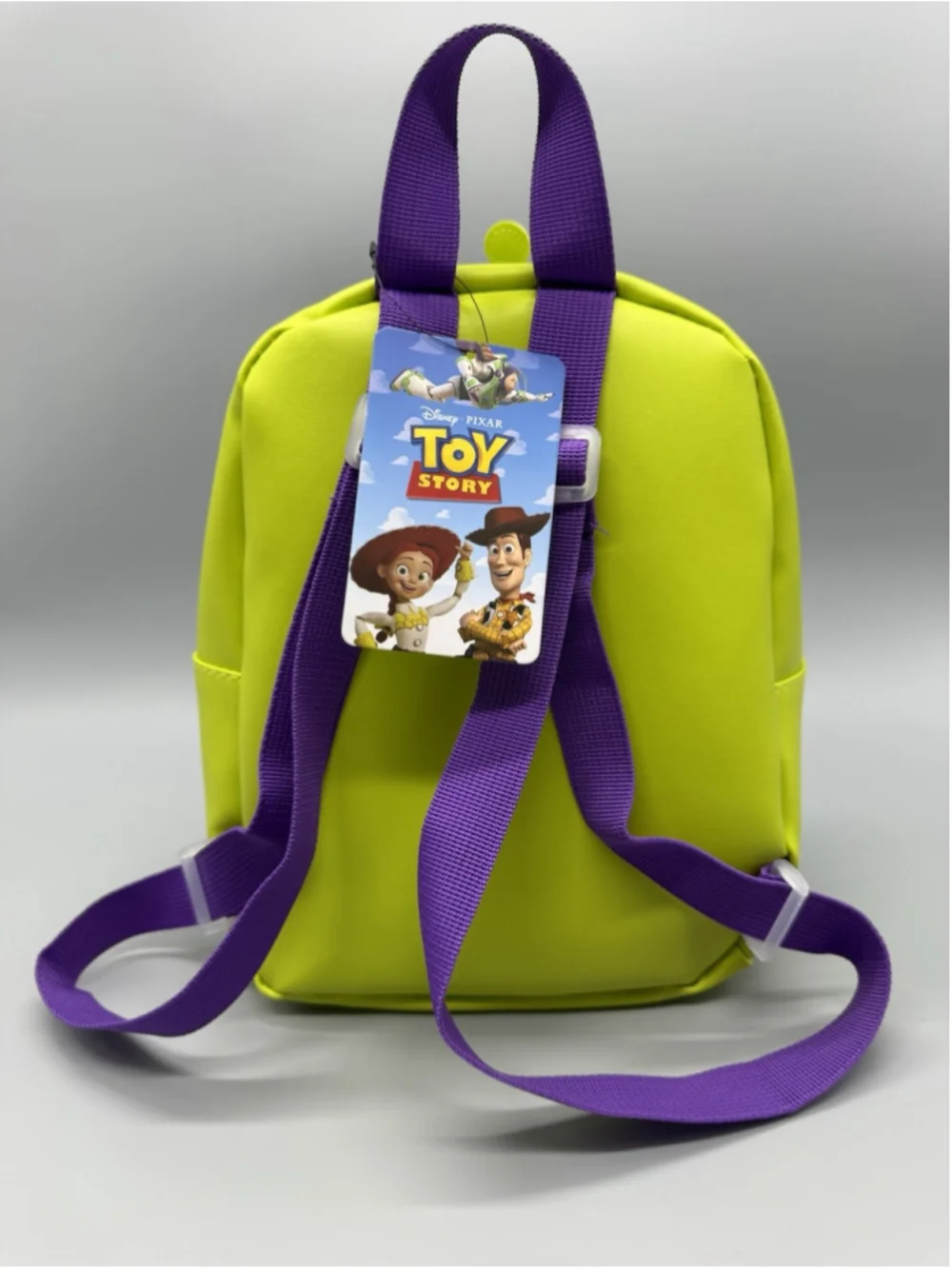 Disney Pixar Toy Story Alien Small Colorblock Backpack Zip Adjustable Straps